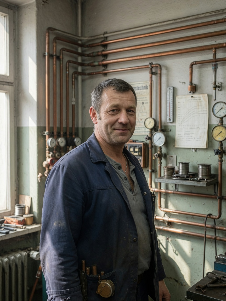 Markus Kranz in der Werkstatt